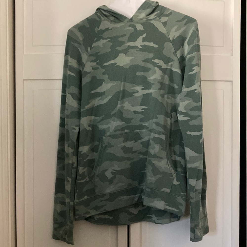 Athleta Girl Tie-Dye Hoodie - Green Camo - Size XXL 16